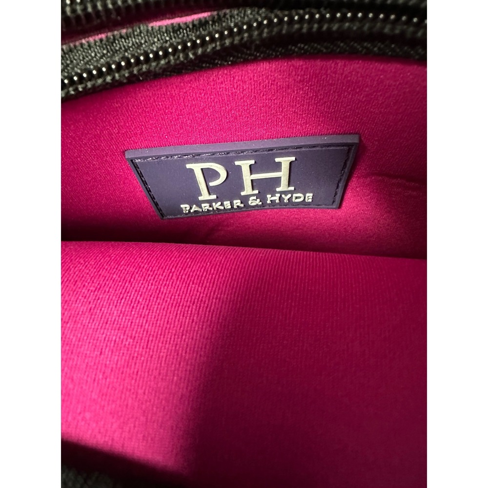 Parker Hyde Camo‎ Neoprene Crossbody Bag Pink Stripe Adjustable Strap - Picture 2 of 15